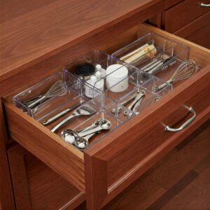 Organized storage solutions inside a Cherry Kitchen Units drawer.