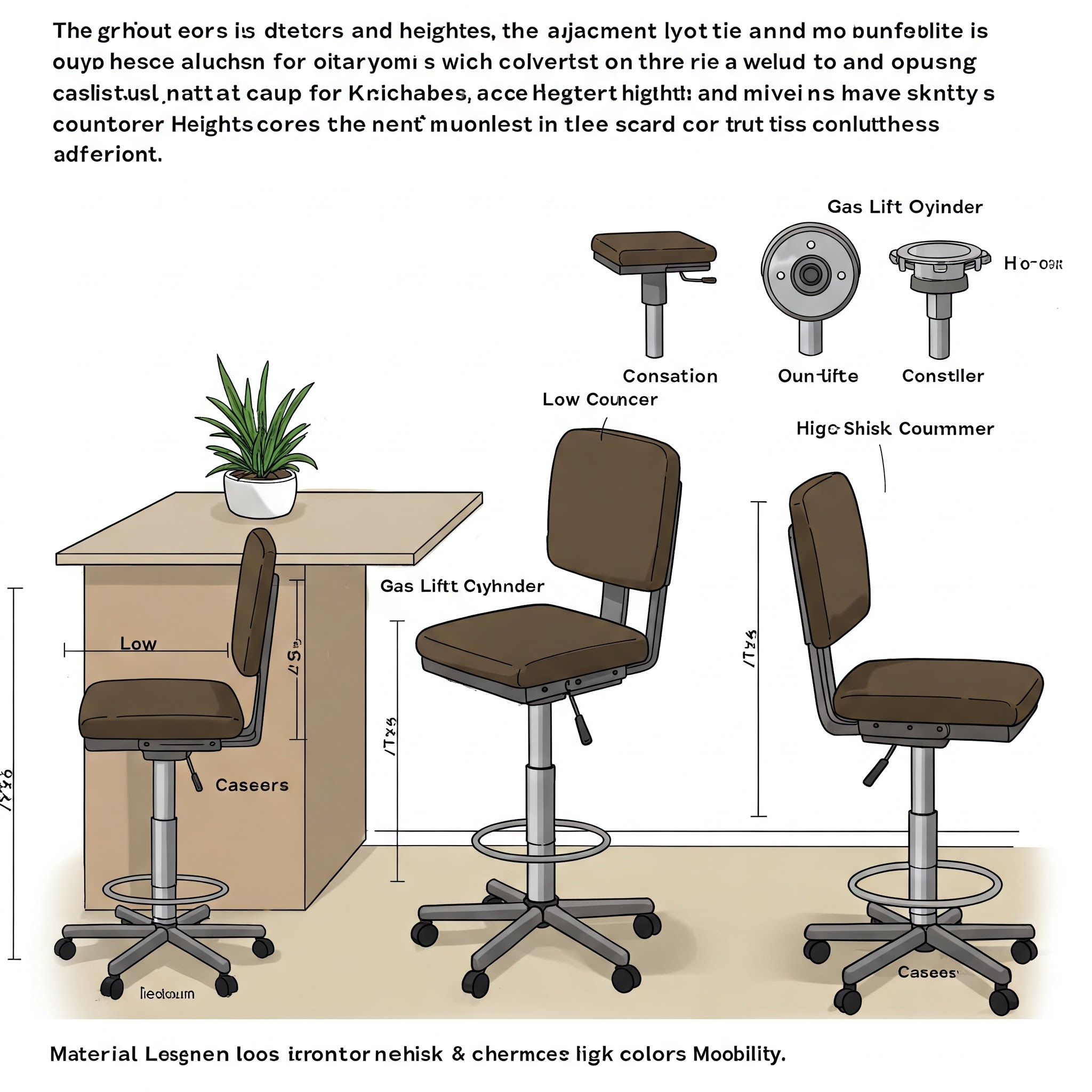 7 Best Kitchen Chairs with Casters for Effortless Style & Mobility ...