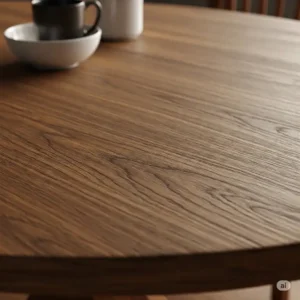 Elegant pedestal base of a 42 round kitchen table.
