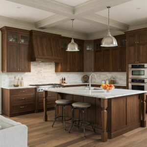 Diagram clearly showing the difference in door placement between inset and overlay style of Inset Kitchen Cabinets.