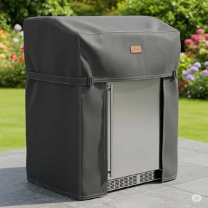 Individual protective cover for outdoor kitchen appliances like refrigerators or side burners.
