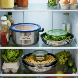 Showing the convenience of cleaning a detachable handle pan set inside a dishwasher without handles taking up extra space
