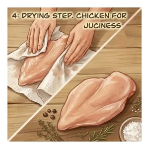 Searing the breast over medium-high heat for how to cook chicken in frying pan juicy results.
