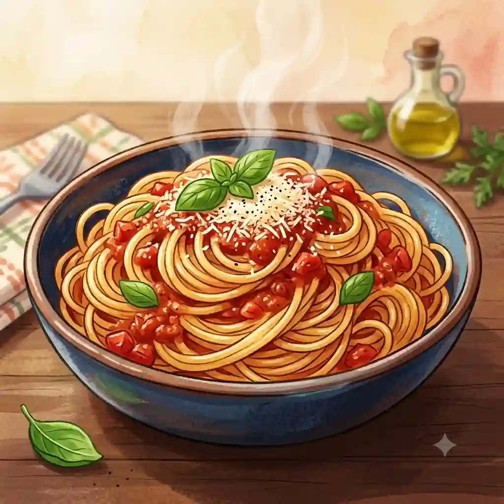 A steaming bowl of pasta to demonstrate how to cook pasta perfectly every time.